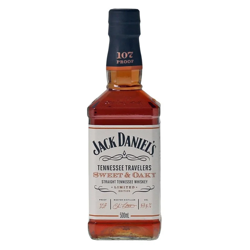 Jack Daniels Tennessee Travelers Sweet & Oaky 0,5 L 53,5%vol Jack Daniels Tennessee Travelers Sweet & Oaky 0,5 L 53,5%vol