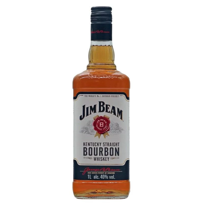 Jim Beam Kentucky Straight Bourbon Whiskey 1 Liter 40% vol