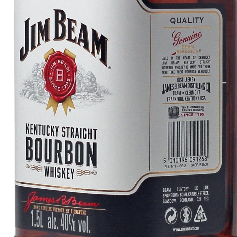 Jim Beam White Label 1,5 L 40% vol