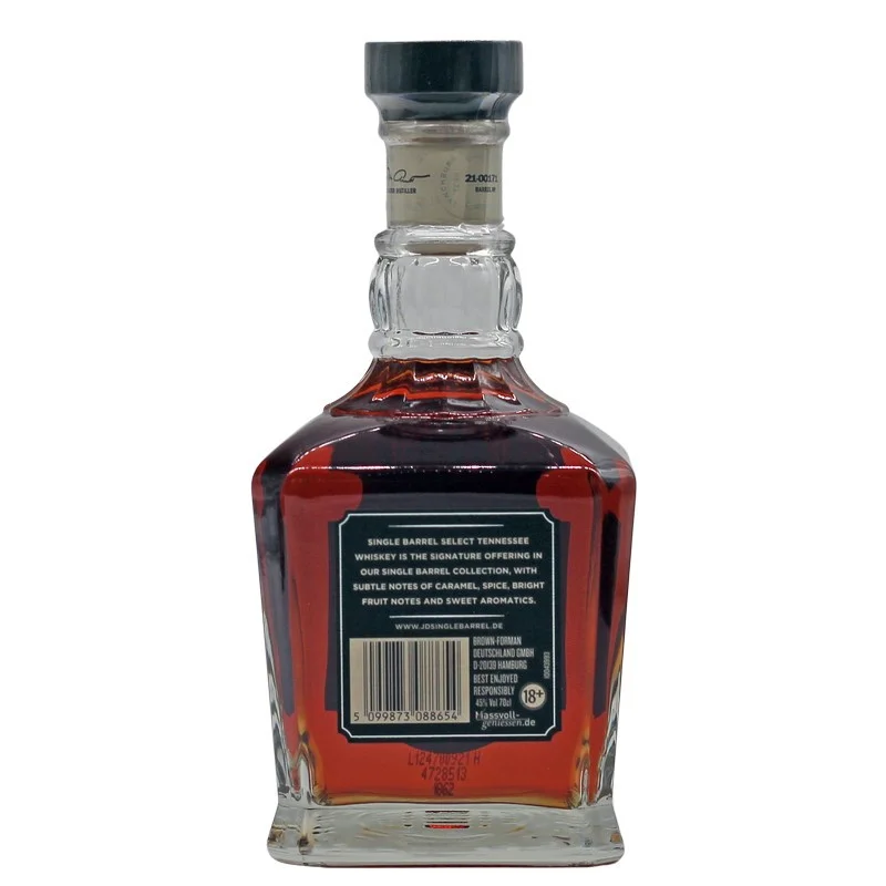 Jack Daniels Single Barrel Whiskey 0,7 L 45% vol Jack Daniels Single Barrel Whiskey 0,7 L 45% vol