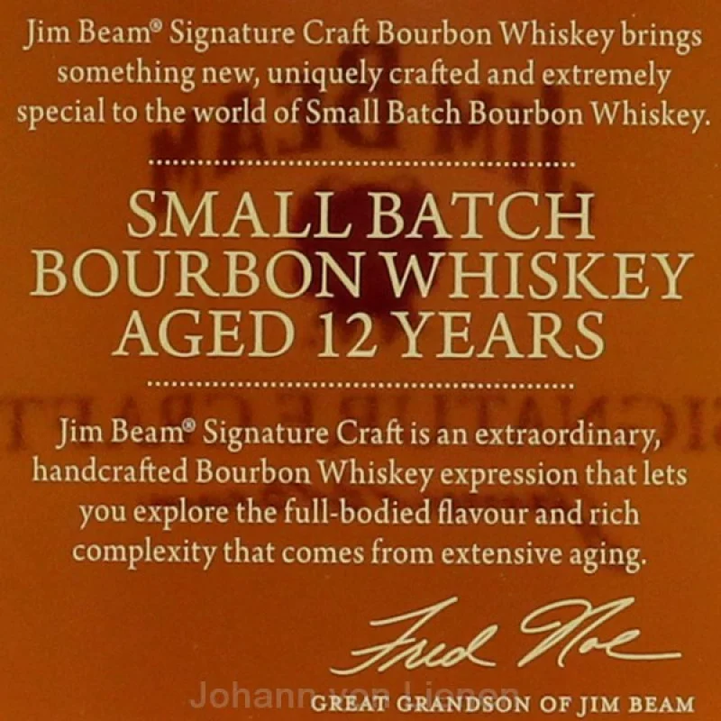 Jim Beam Signature Craft 12 Years Jim Beam Signature Craft 12 Years