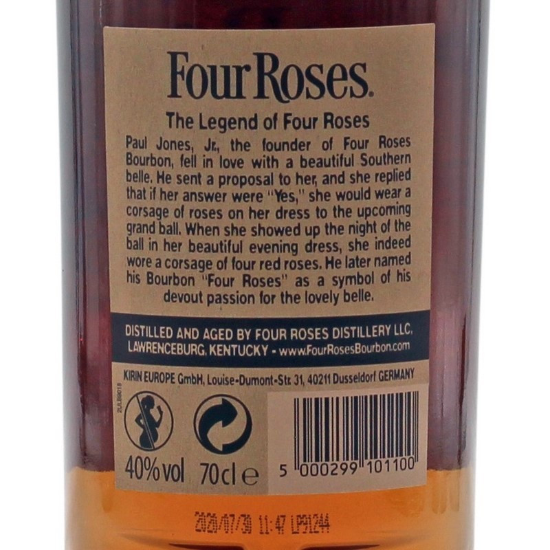 Four Roses Bourbon Whiskey 0,7 L 40% vol