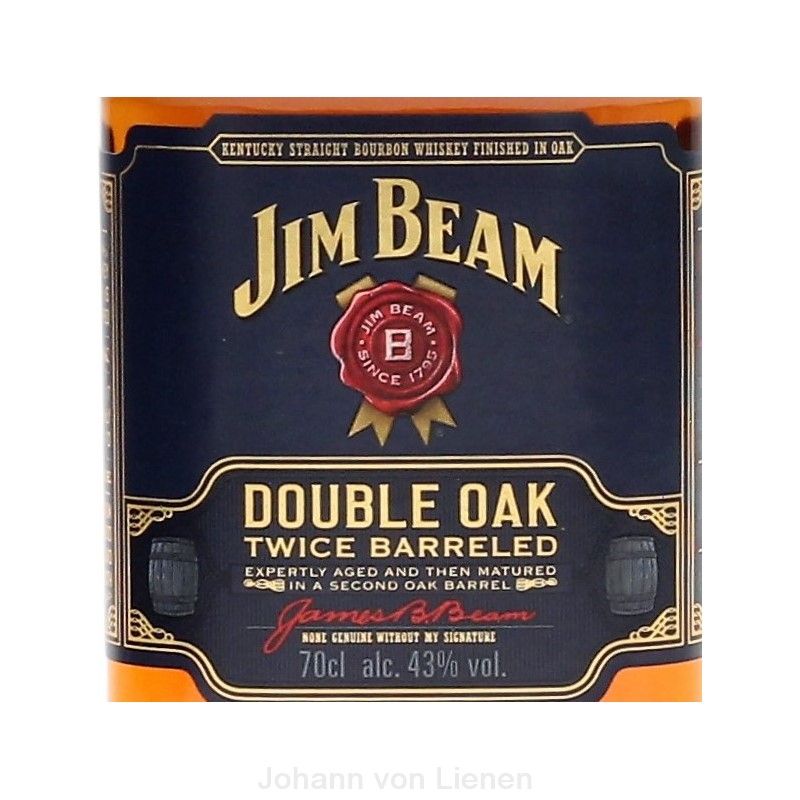 Jim Beam Double Oak 0,7 L 43%vol Jim Beam Double Oak 0,7 L 43%vol