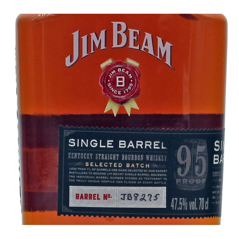 Jim Beam Single Barrel 0,7 L 47,5% vol Jim Beam Single Barrel 0,7 L 47,5% vol