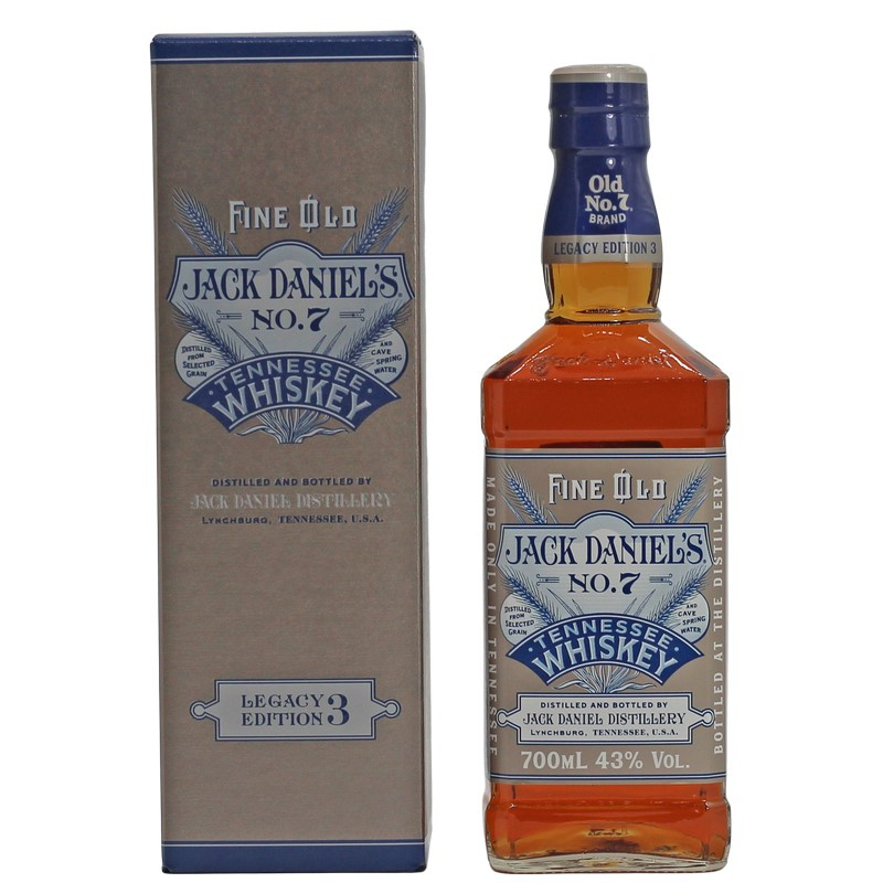 Jack Daniels Legacy Edition No.3 0,7 L 43% vol Jack Daniels Legacy Edition No.3 0,7 L 43% vol