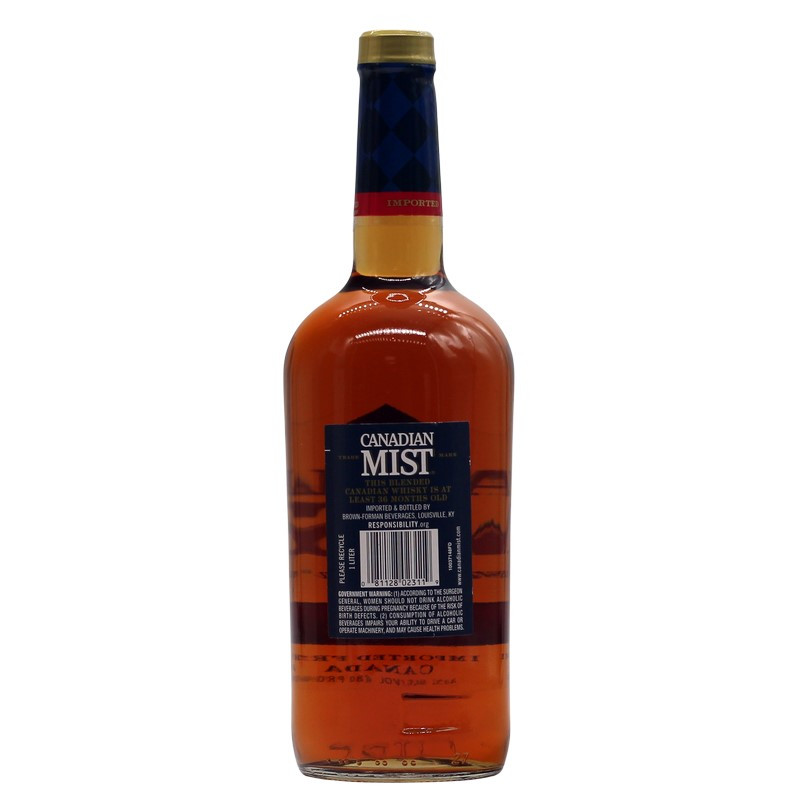 Canadian Mist Blended Whisky 1 Liter 40 % vol