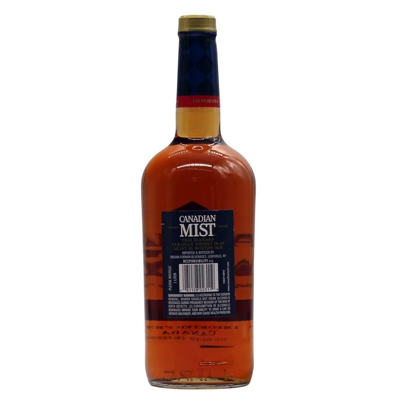 Canadian Mist Blended Whisky 1 Liter 40 % vol Canadian Mist Blended Whisky 1 Liter 40 % vol