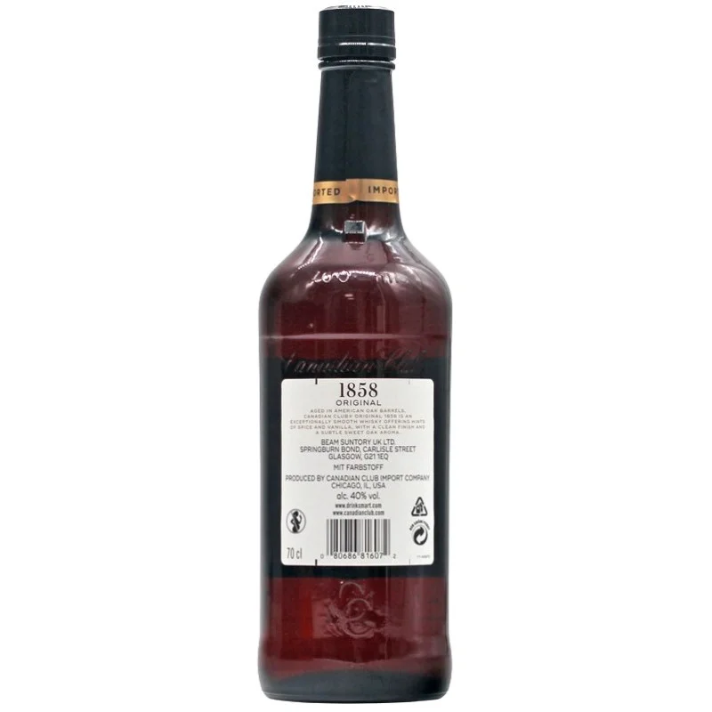 Canadian Club 0,7 L 40% vol Canadian Club 0,7 L 40% vol