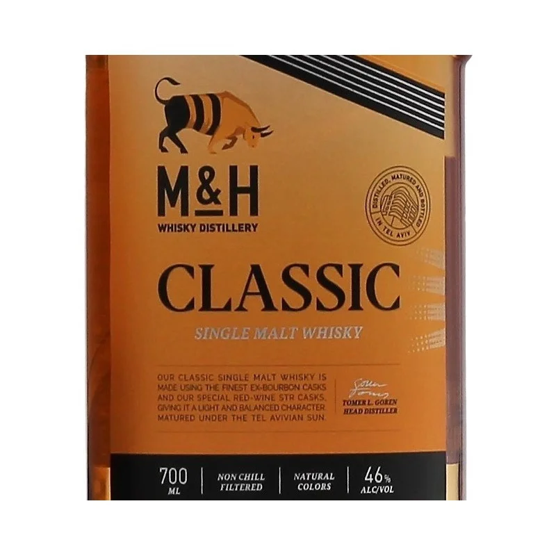 Milk & Honey Classic Single Malt 0,7 L 46% vol Milk & Honey Classic Single Malt 0,7 L 46% vol