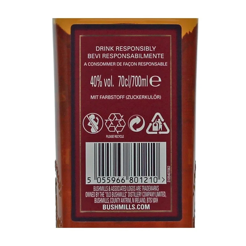 Bushmills Red Bush 0,7 L 40% vol Bushmills Red Bush 0,7 L 40% vol