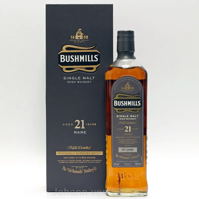 Bushmills 21 Jahre 0,7 L 40%vol Bushmills 21 Jahre 0,7 L 40%vol