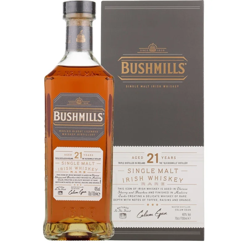 Bushmills 21 Jahre 0,7 L 40%vol Bushmills 21 Jahre 0,7 L 40%vol