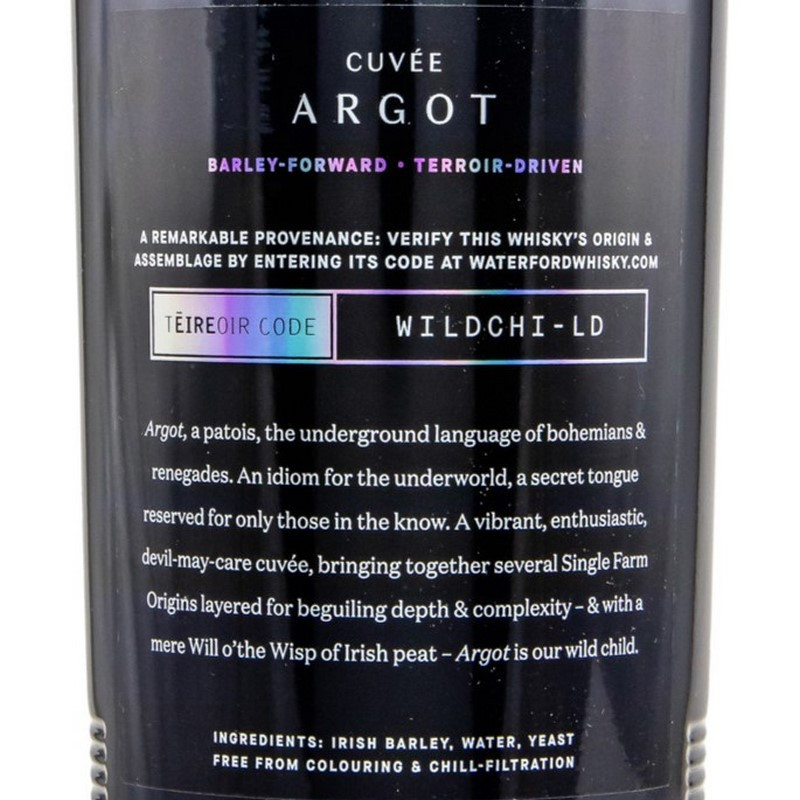 Waterford Cuvee Argot 0,7 L 47% vol Waterford Cuvee Argot 0,7 L 47% vol