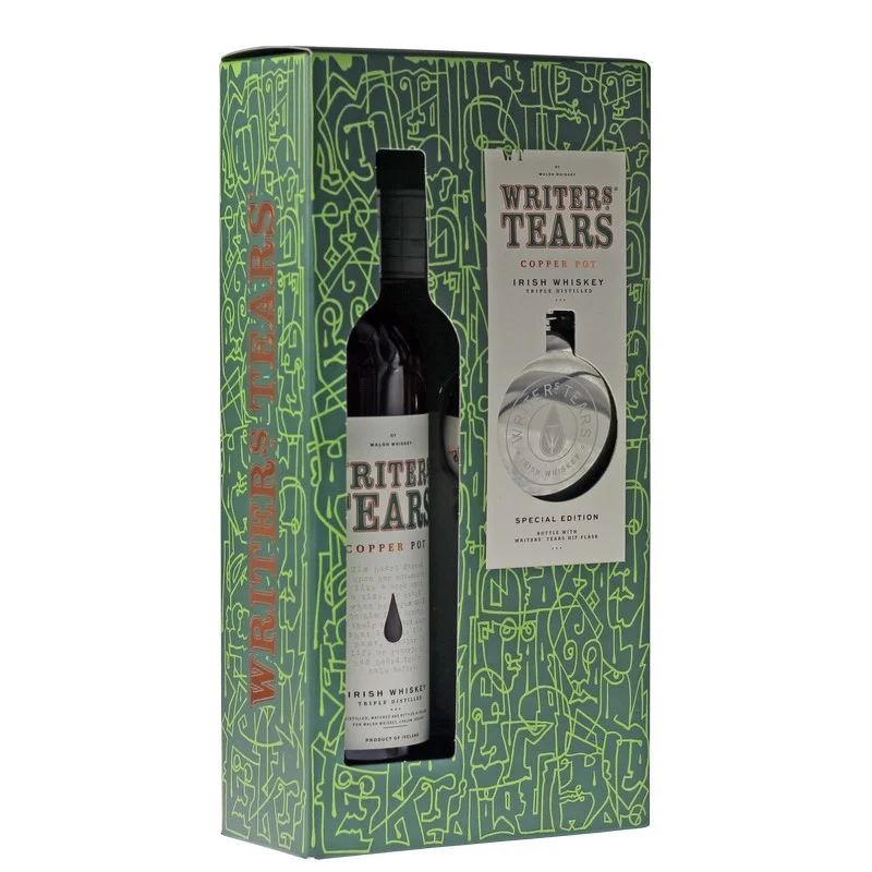 Writers Tears Copper Pot Irish Whiskey Geschenkset 0,7 L 40% vol