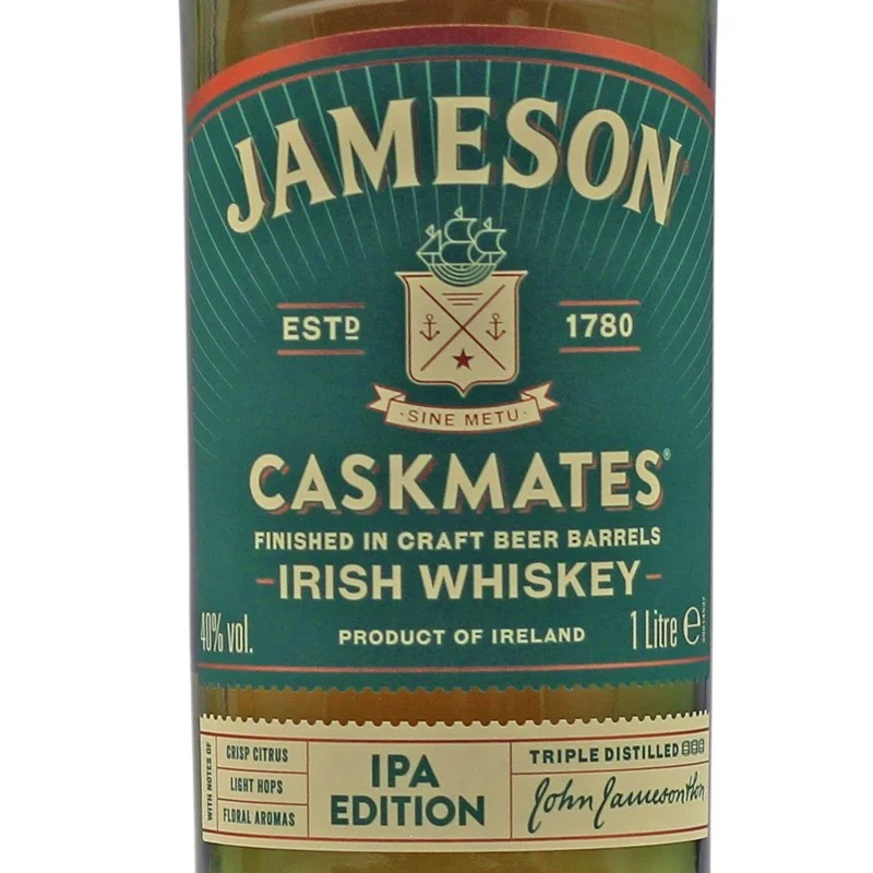 Jameson Caskmates IPA Edition 1 L 40% vol Jameson Caskmates IPA Edition 1 L 40% vol