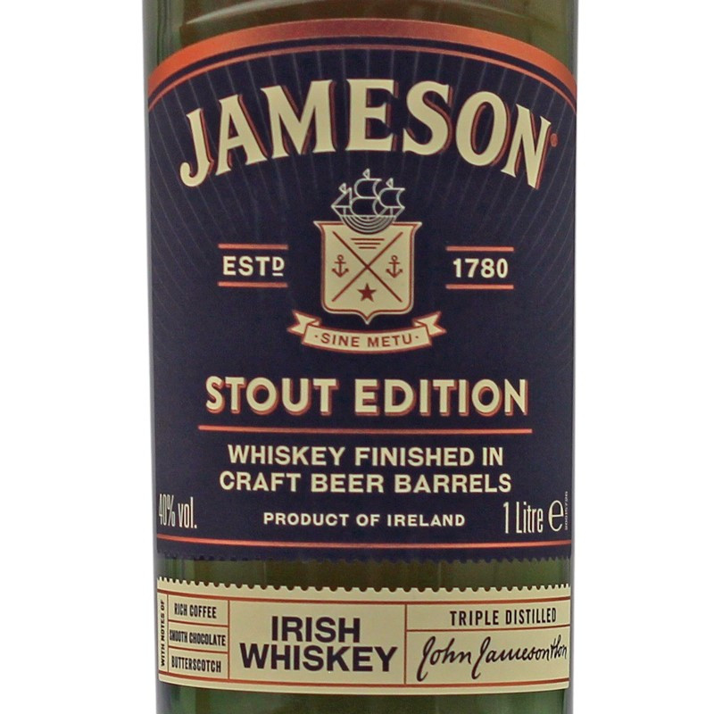 Jameson Caskmates Stout Edition 1 L 40% vol Jameson Caskmates Stout Edition 1 L 40% vol