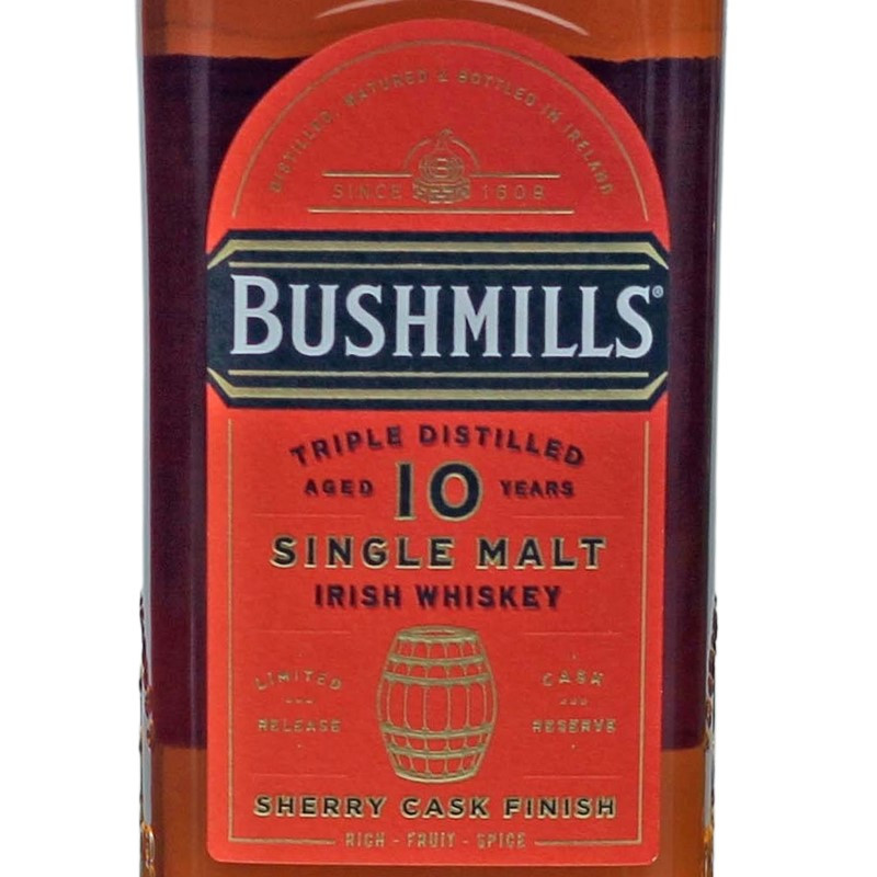 Bushmills 10 Jahre Sherry Cask Finish 1 L 46% vol