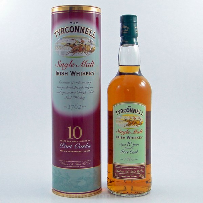 Tyrconnell 10 Years Port Cask 0,7 L 46%vol Tyrconnell 10 Years Port Cask 0,7 L 46%vol
