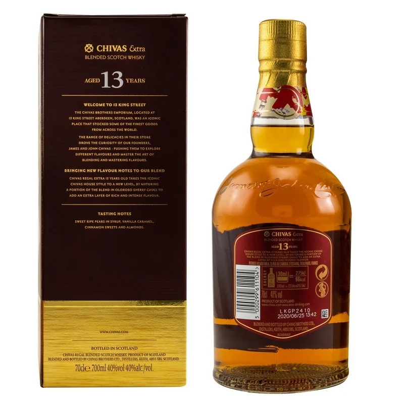 Chivas Regal Extra 13 Jahre Oloroso Sherry Casks 0,7 L 40% vol