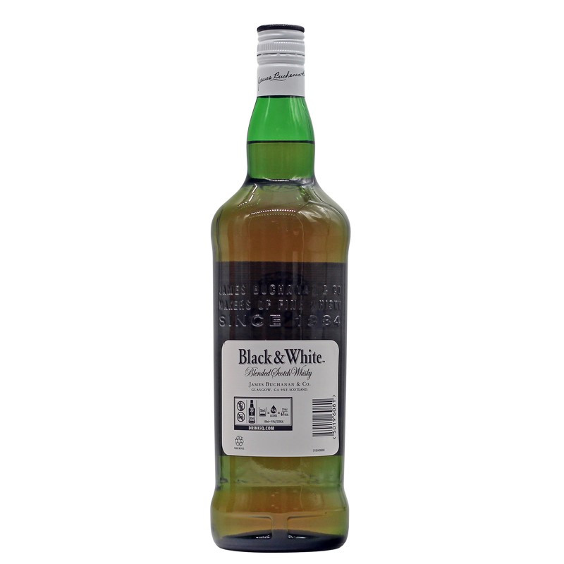 Black & White Blended Scotch Whisky 1 L 40% vol Black & White Blended Scotch Whisky 1 L 40% vol