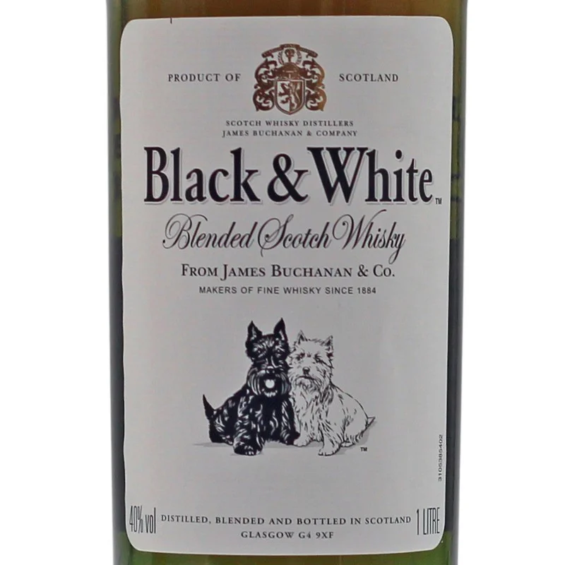 Black & White Blended Scotch Whisky 1 L 40% vol Black & White Blended Scotch Whisky 1 L 40% vol