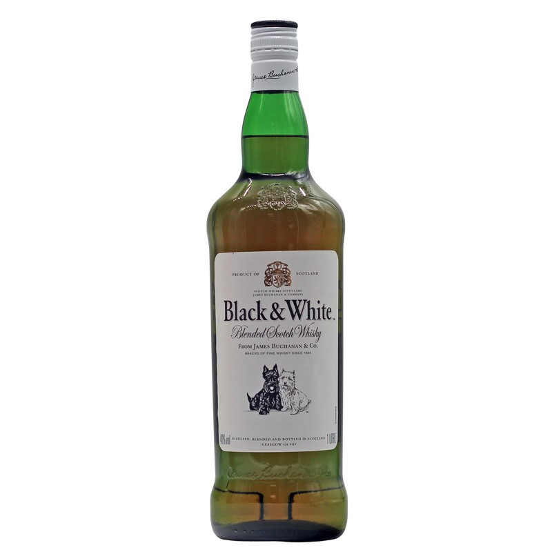 Black & White Blended Scotch Whisky 1 L 40% vol Black & White Blended Scotch Whisky 1 L 40% vol