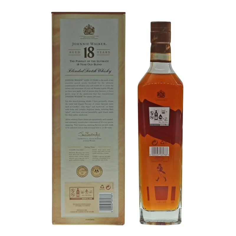 Johnnie Walker 18 Jahre 0,7 L 40% vol Johnnie Walker 18 Jahre 0,7 L 40% vol