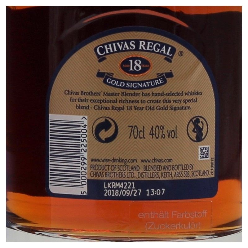Chivas Regal 18 Jahre 0,7 L 40%vol Chivas Regal 18 Jahre 0,7 L 40%vol