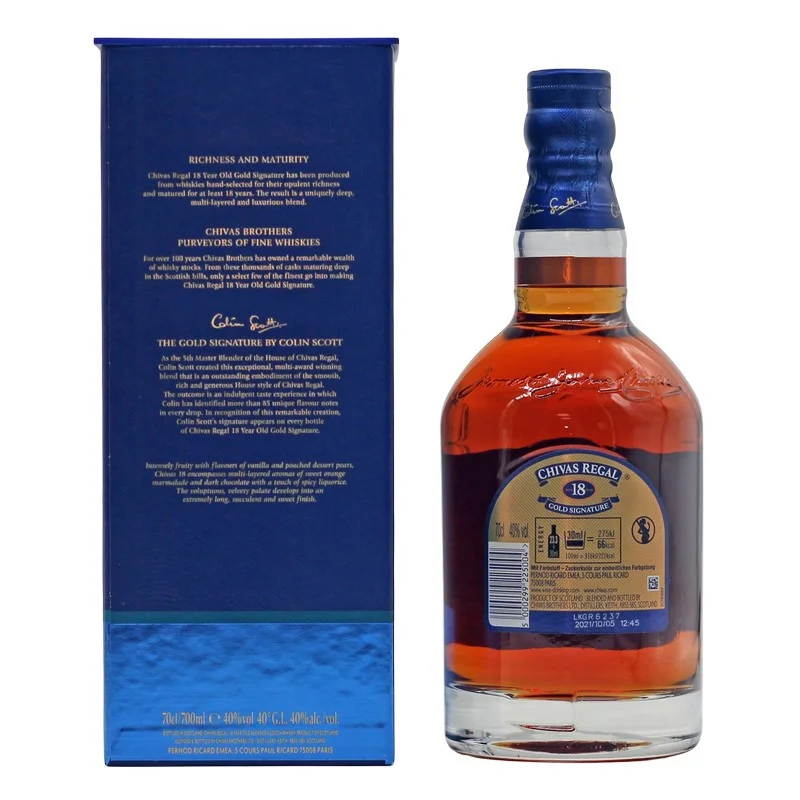 Chivas Regal 18 Jahre Blended Scotch Whisky 0,7 L 40% vol Chivas Regal 18 Jahre Blended Scotch Whisky 0,7 L 40% vol