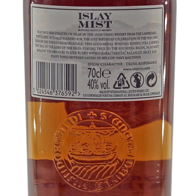 Islay Mist Original Peated Blend 0,7 L 40% vol