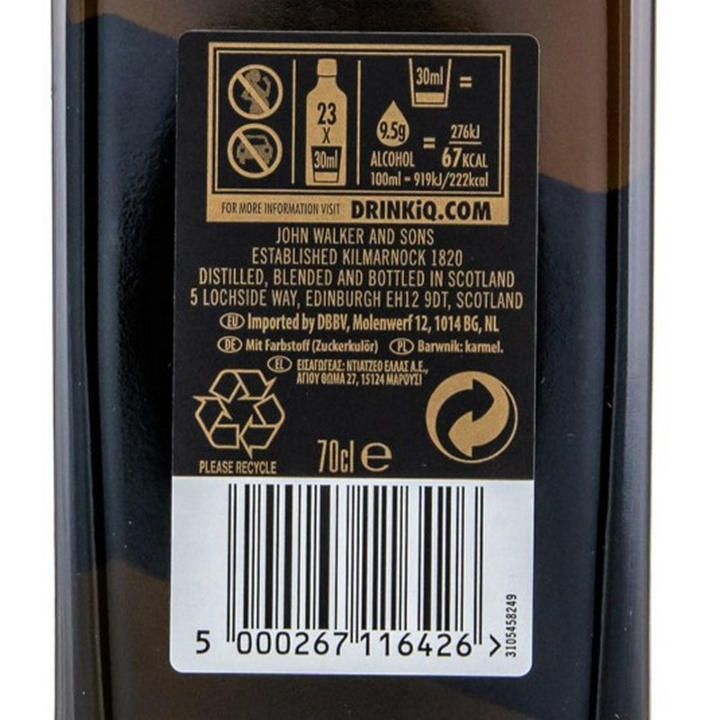 Johnnie Walker Double Black 0,7 Ltr. 40%vol