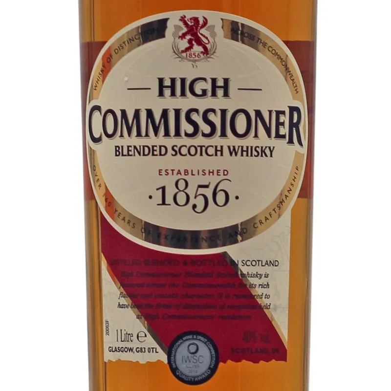High Commissioner Blended Scotch Whisky 1 L 40% vol High Commissioner Blended Scotch Whisky 1 L 40% vol