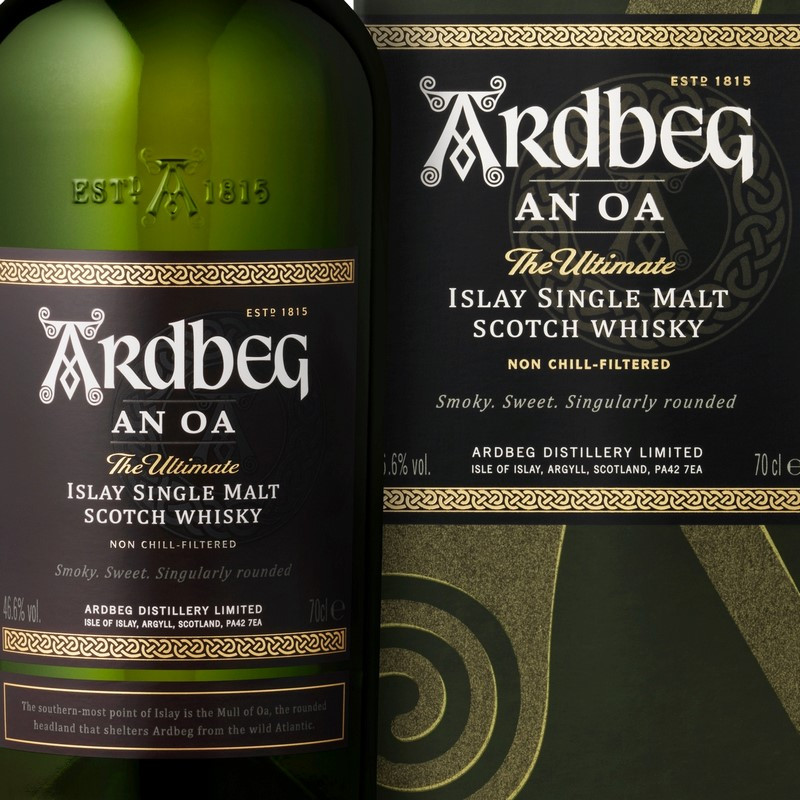 Ardbeg An Oa 0,7 L 46,6% vol. Ardbeg An Oa 0,7 L 46,6% vol.