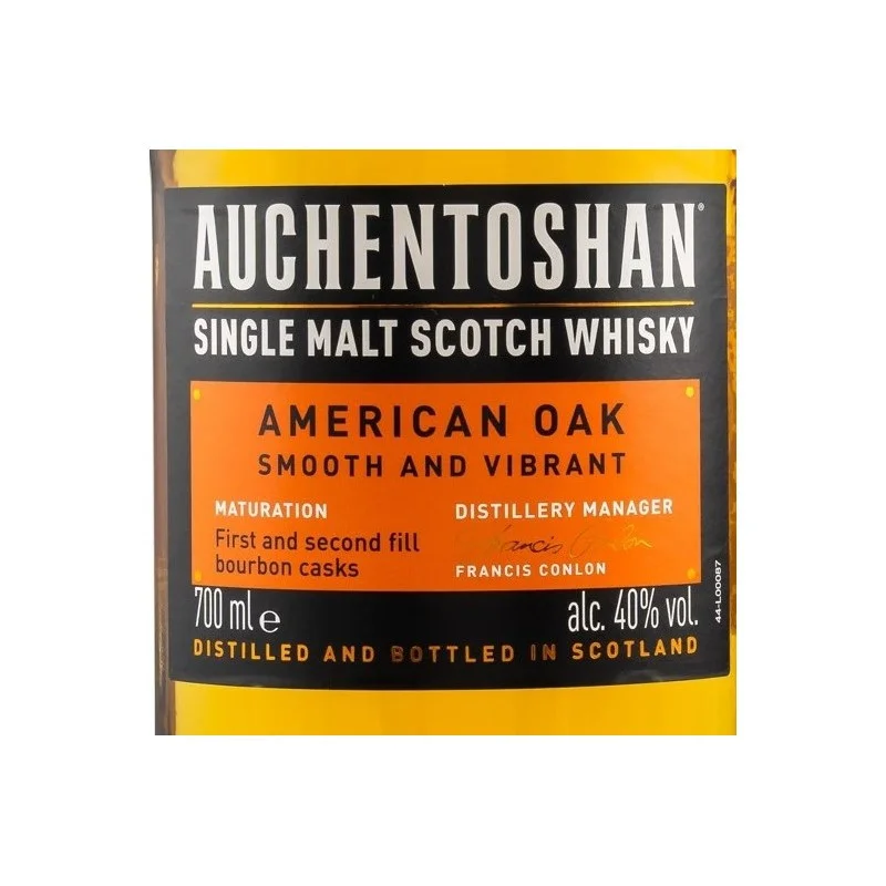 Auchentoshan American Oak 0,7 L 40%vol Auchentoshan American Oak 0,7 L 40%vol
