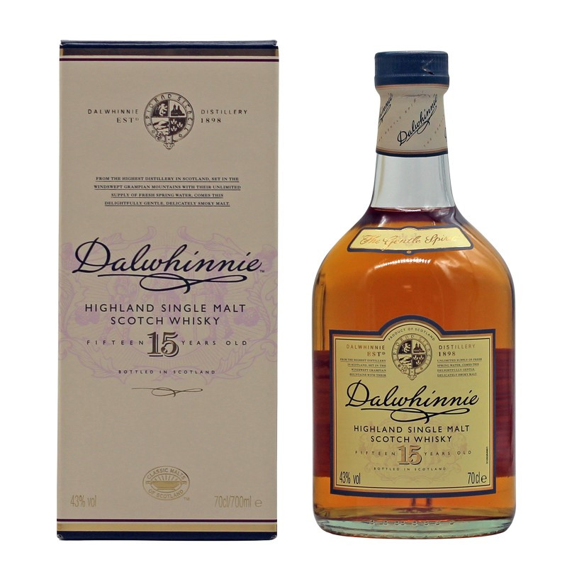 Dalwhinnie 15 Jahre 0,7 L 43% vol Dalwhinnie 15 Jahre 0,7 L 43% vol