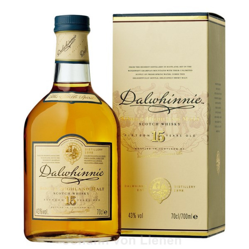 Dalwhinnie 15 Jahre 0,7 Ltr. 43%vol Dalwhinnie 15 Jahre 0,7 Ltr. 43%vol