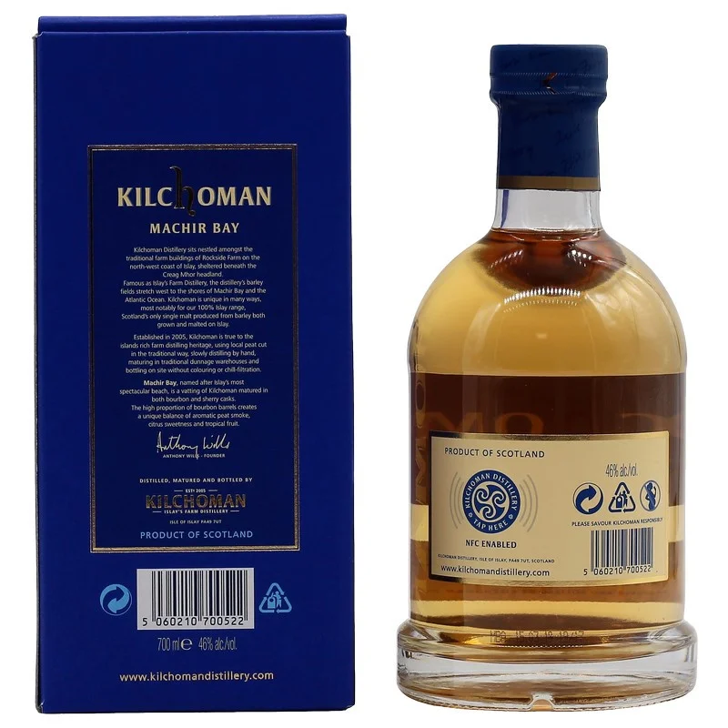 Kilchoman Machir Bay 0,7 L 46%vol Kilchoman Machir Bay 0,7 L 46%vol
