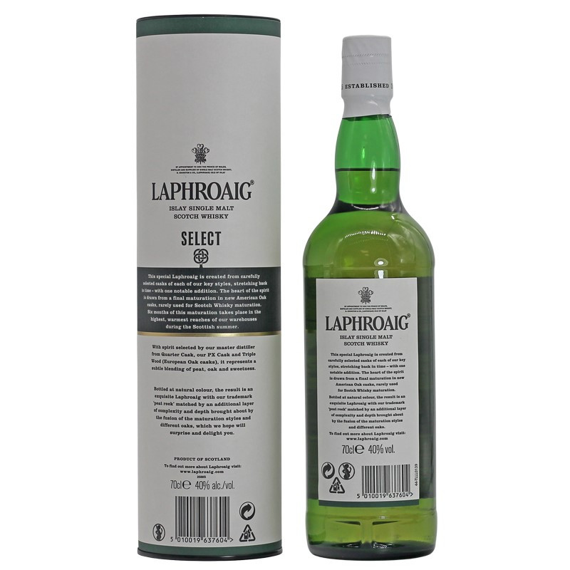 Laphroaig Whisky Select 0,7 L 40% vol Laphroaig Whisky Select 0,7 L 40% vol