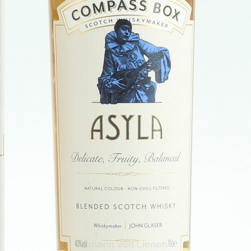 Compass Box Asyla 0,7 L 40%vol Compass Box Asyla 0,7 L 40%vol