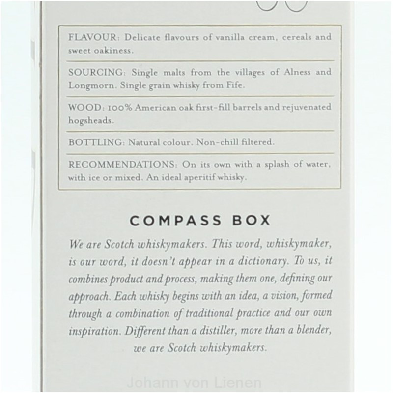 Compass Box Asyla 0,7 L 40%vol