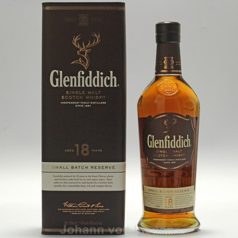 Glenfiddich 18 Jahre 0,7 L 40%vol Glenfiddich 18 Jahre 0,7 L 40%vol