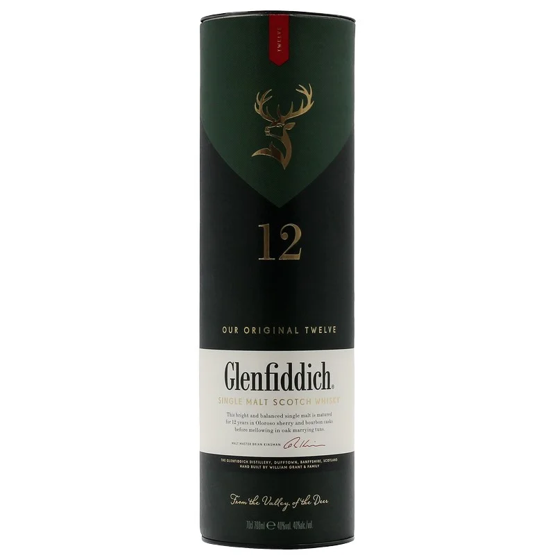 Glenfiddich 12 Jahre 0,7 L 40%vol Glenfiddich 12 Jahre 0,7 L 40%vol