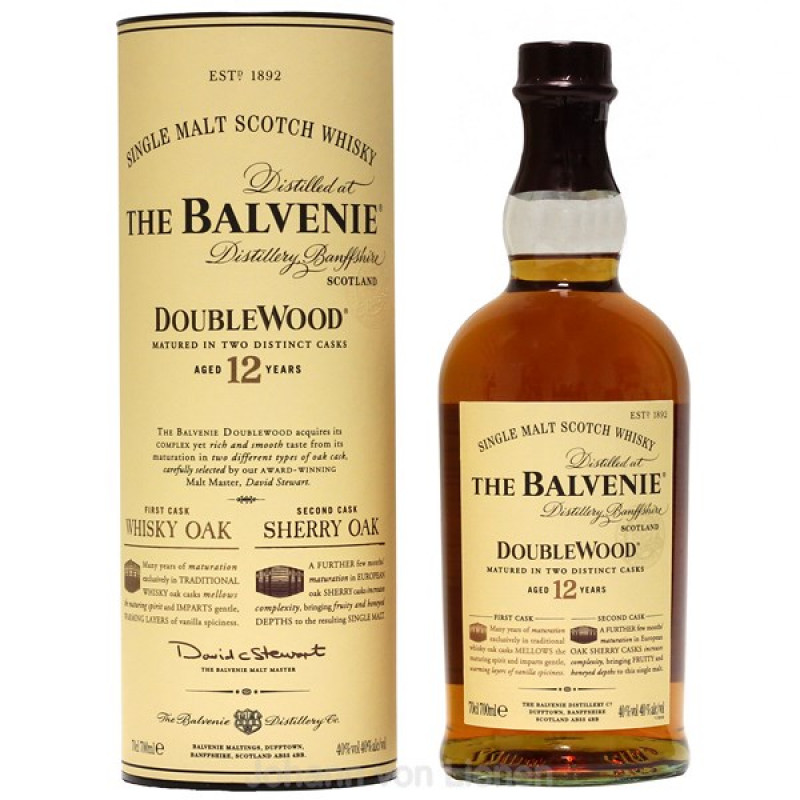 Balvenie 12 Jahre Doublewood 0,7 L 40%vol. Balvenie 12 Jahre Doublewood 0,7 L 40%vol.