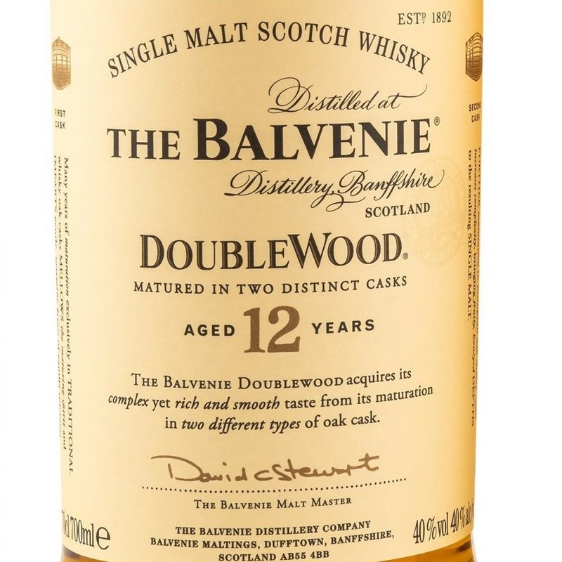 Balvenie 12 Jahre Doublewood 0,7 L 40%vol. Balvenie 12 Jahre Doublewood 0,7 L 40%vol.