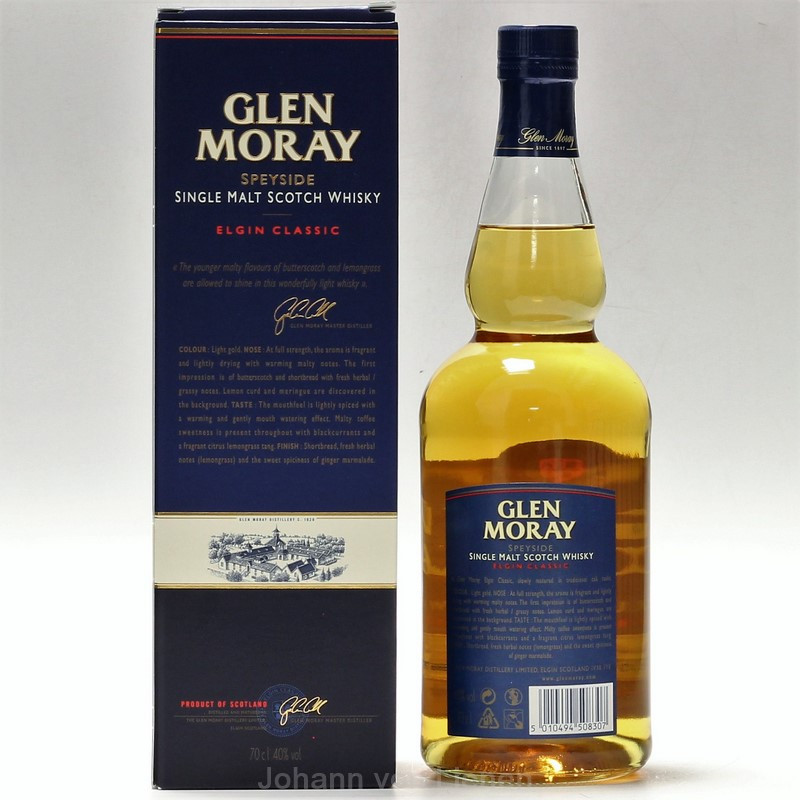 Glen Moray Elgin Classic 0,7 L 40%vol Glen Moray Elgin Classic 0,7 L 40%vol