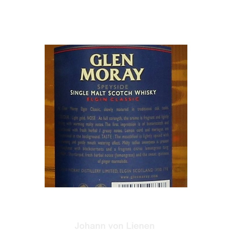 Glen Moray Elgin Classic 0,7 L 40%vol Glen Moray Elgin Classic 0,7 L 40%vol