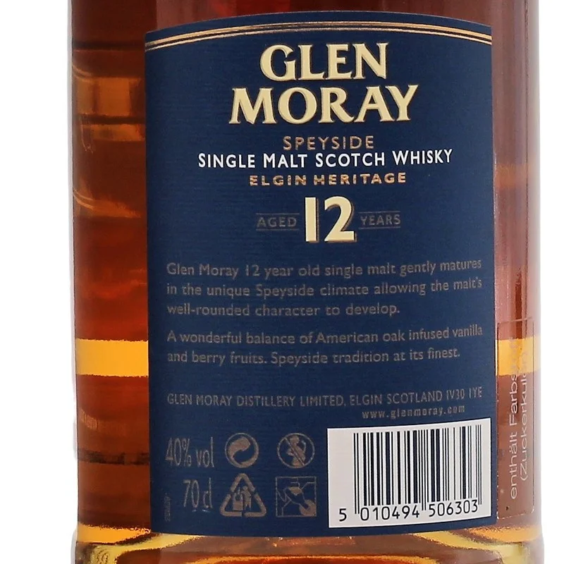 Glen Moray 12 Jahre Elgin Heritage 0,7 L 40%