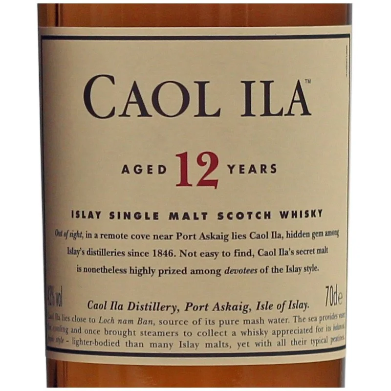 Caol Ila 12 Jahre 0,7 L 43% vol