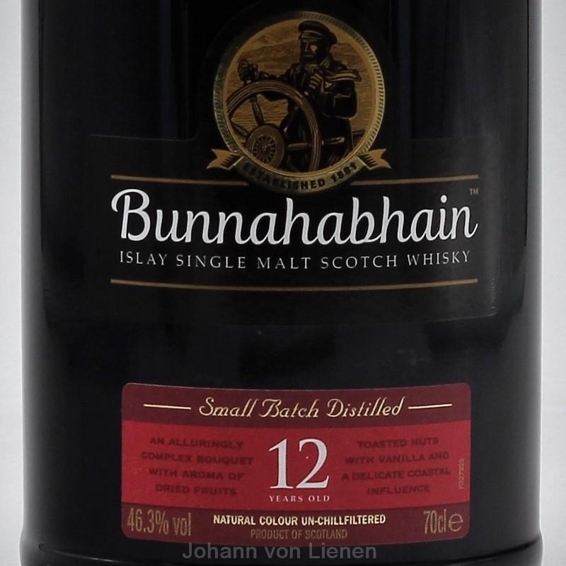 Bunnahabhain 12 Years Old 0,7 Ltr. 46,3%vol Bunnahabhain 12 Years Old 0,7 Ltr. 46,3%vol