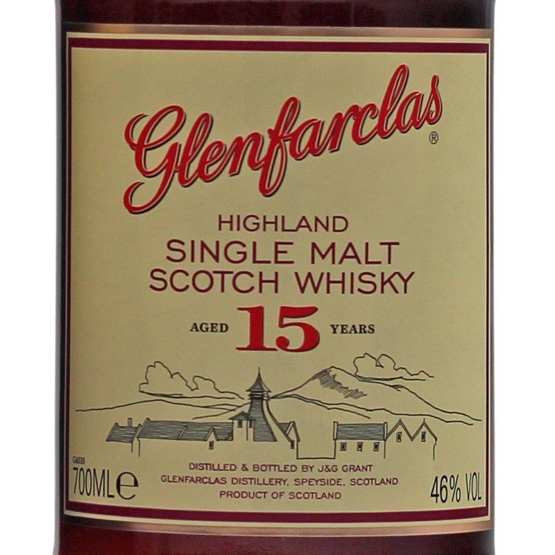 Glenfarclas 15 Jahre 0,7 L 46% vol Glenfarclas 15 Jahre 0,7 L 46% vol